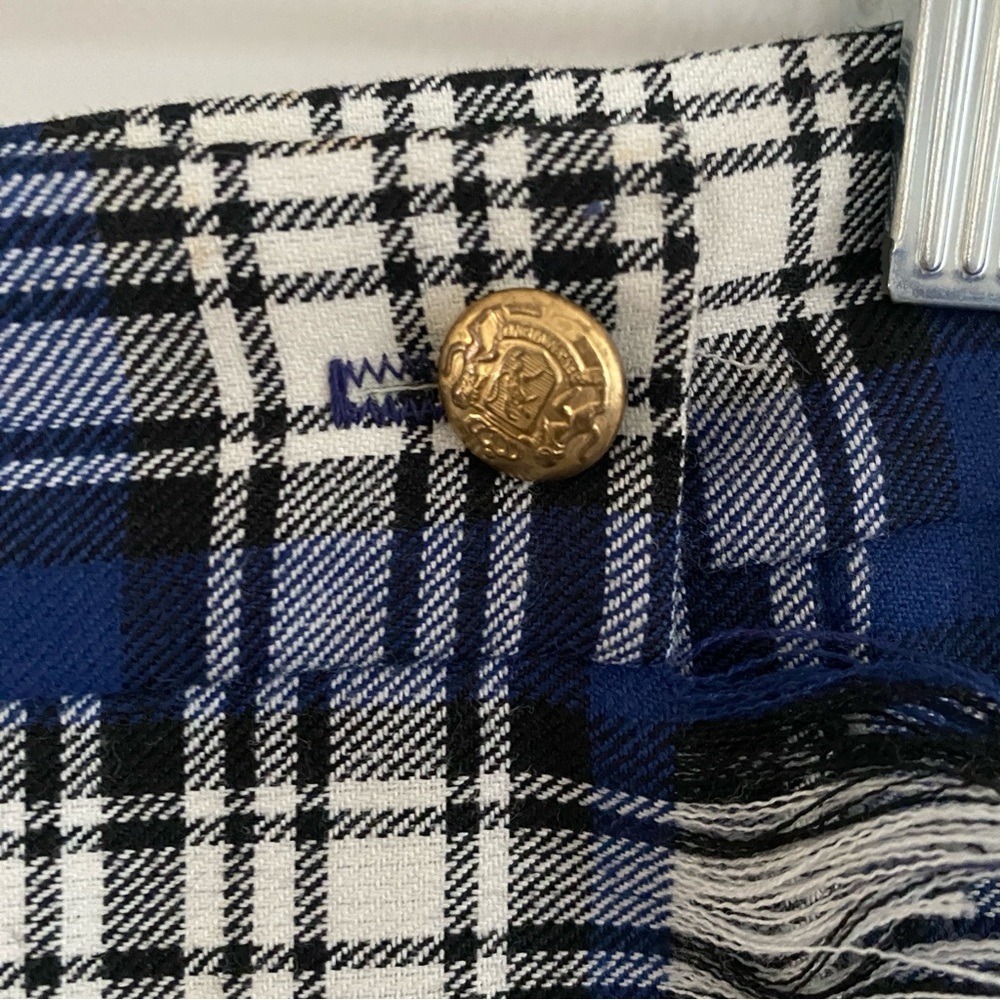 Vintage 90’s Michele Plaid Pleated Mini Skirt Size 8 - Picture 9 of 10